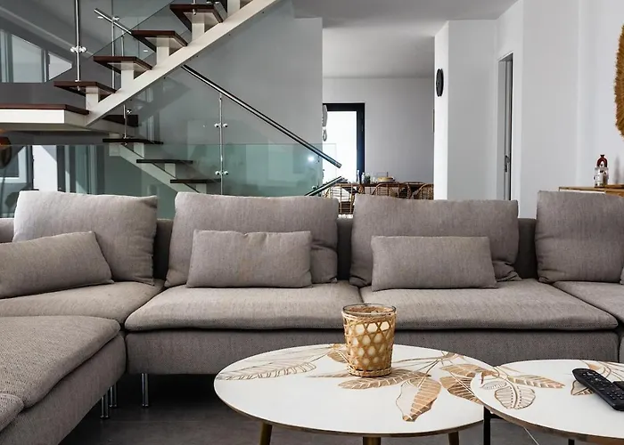 别墅 Exclusive 6 Bedrooms In Lanzarote - Ocean & Volcano Views, Private Pool, Jacuzzi & Gym